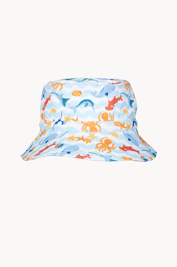 Boys Under The Sea Wide Brim Swim Bucket Hat