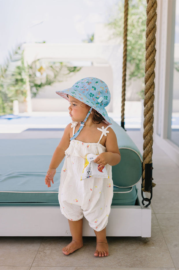 Girls Jasmine Wide Brim Sunhat