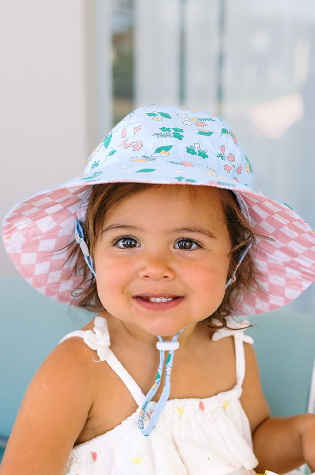 Girls Jasmine Wide Brim Sunhat