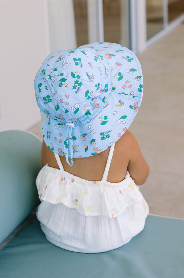 Girls Jasmine Wide Brim Sunhat