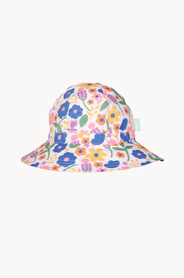 Girls Petal Pop Wide Brim Sunhat