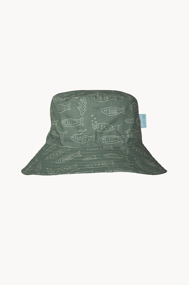 Boys School Of Fish Wide Brim Bucket Hat