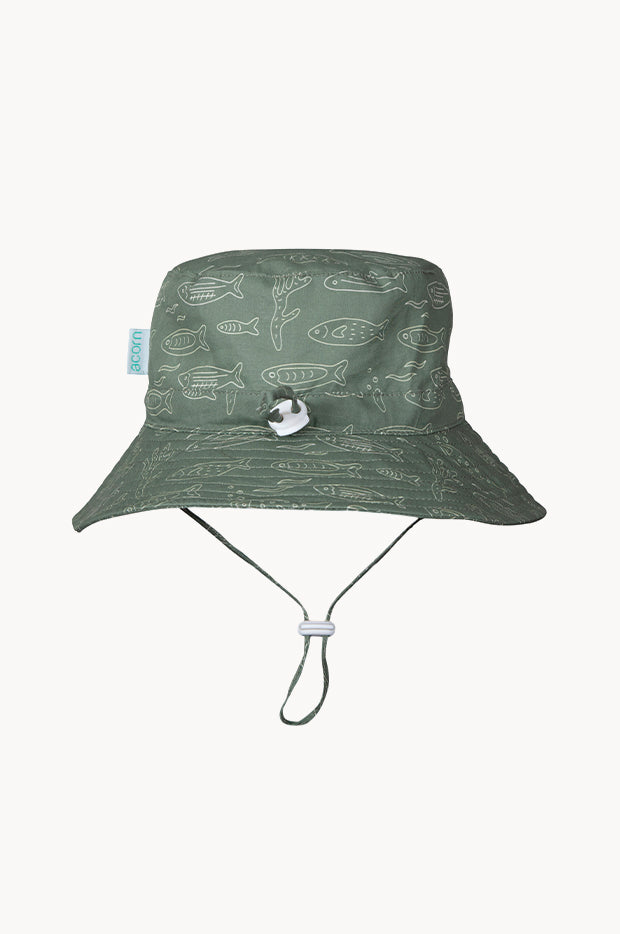 Boys School Of Fish Wide Brim Bucket Hat