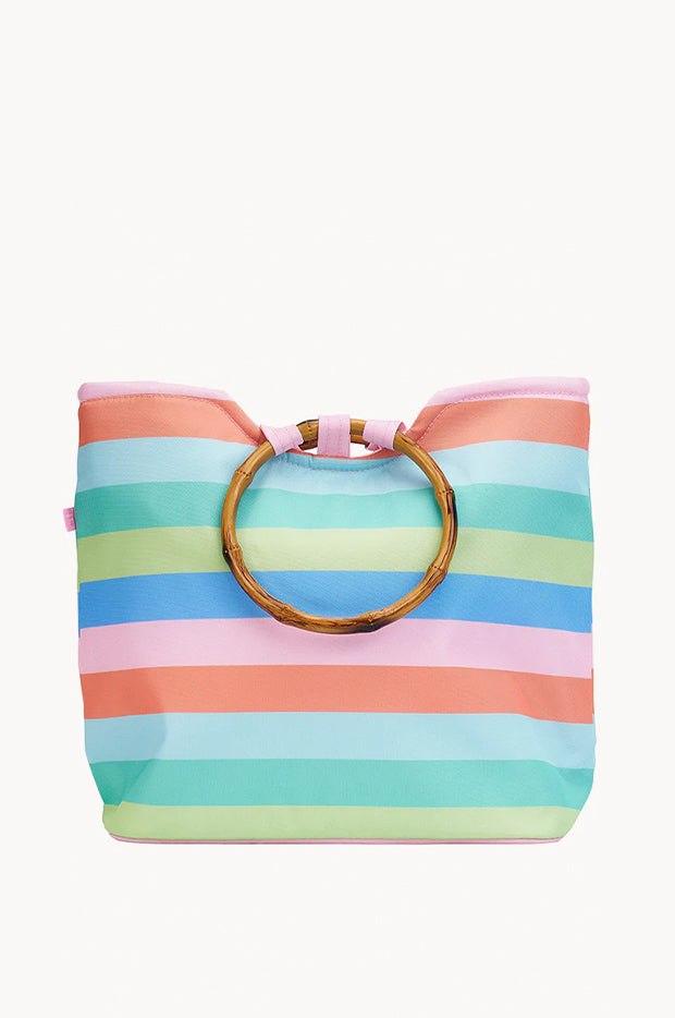 Bright Stripes Insulated Tote Bag