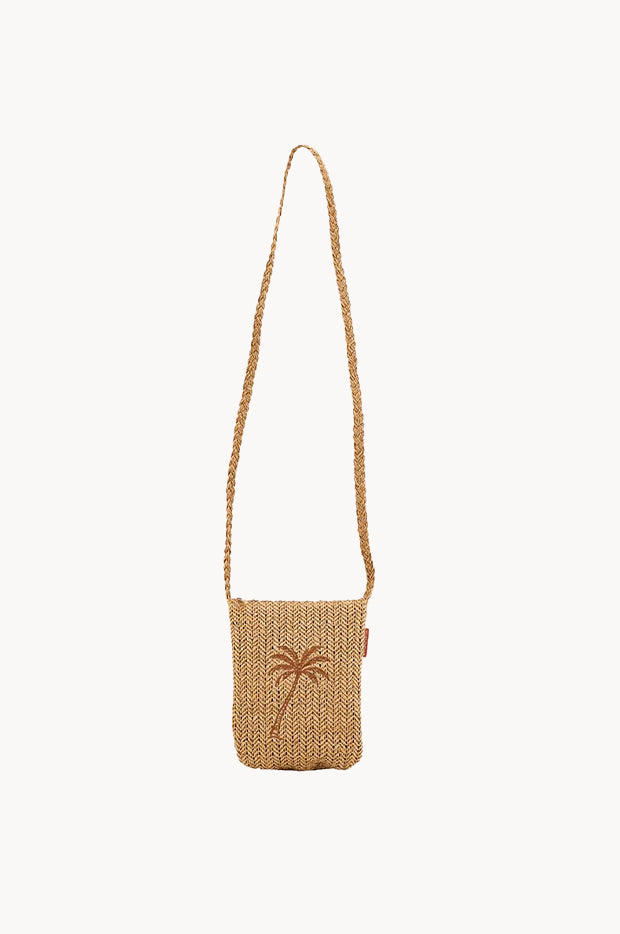 Crochet Palm Cross Body Bag