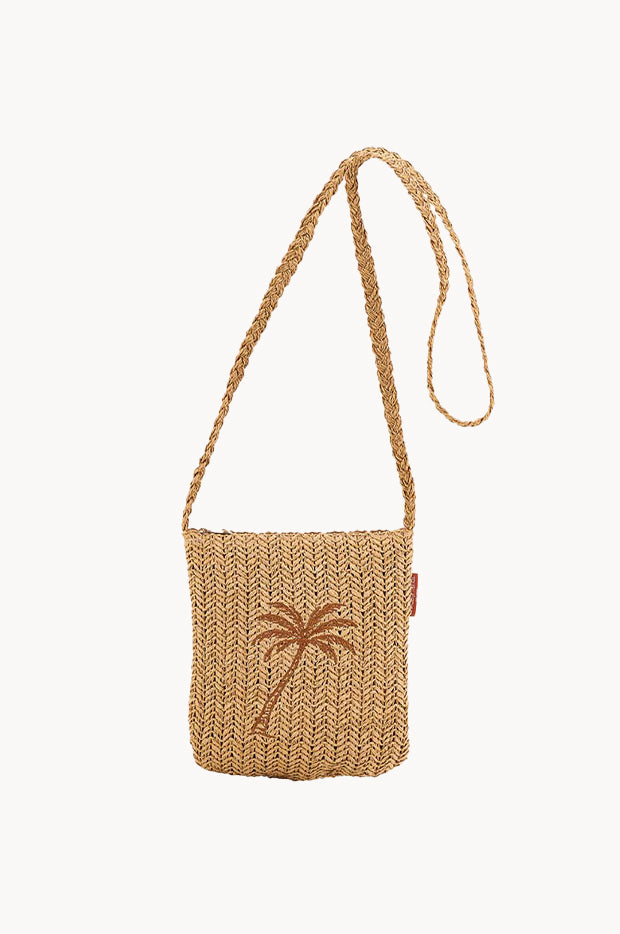 Crochet Palm Cross Body Bag