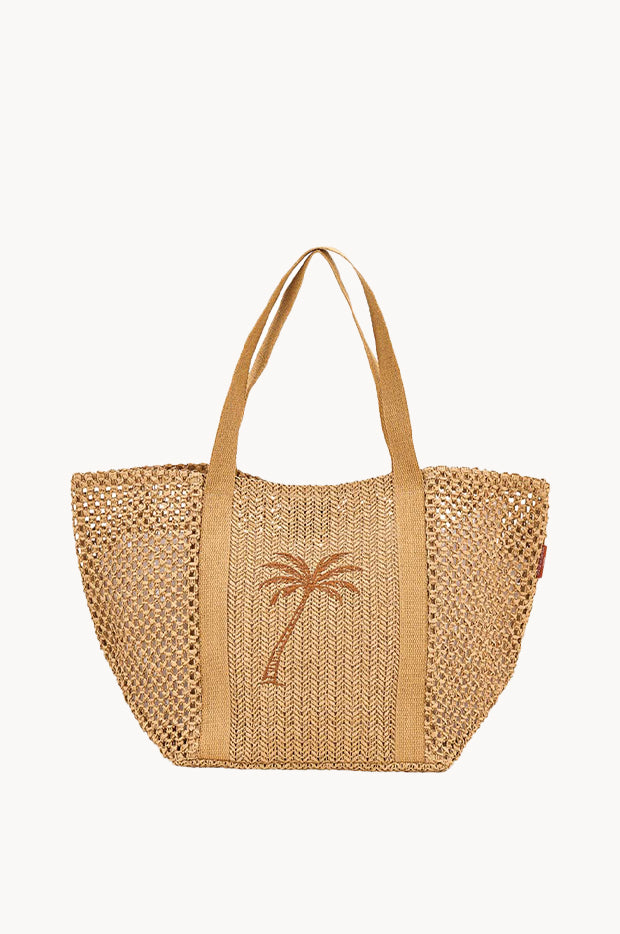 Crochet Palm Tote