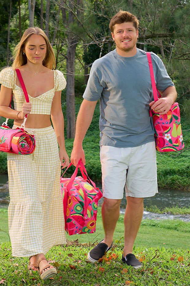 Tropicana Picnic Barrel Cooler Bag