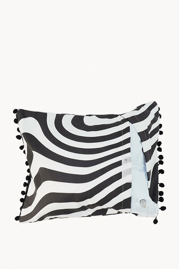 Hypnotic Swirl Beach Pillow