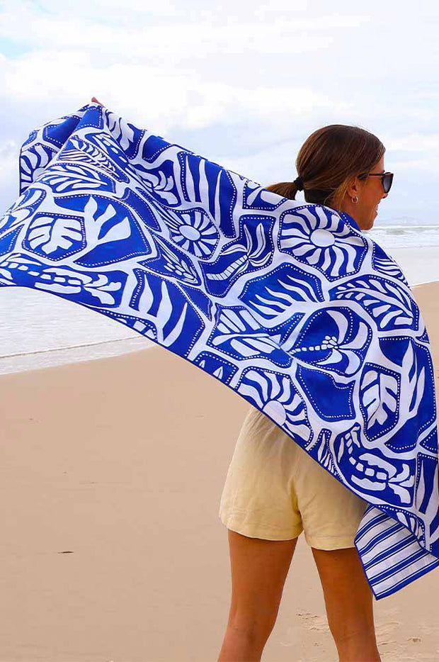 Blue Oasis Sand Free Towel