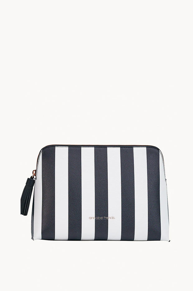 Vanity Toiletries Bag Trailing Natives/Stripe - Annabel Trends