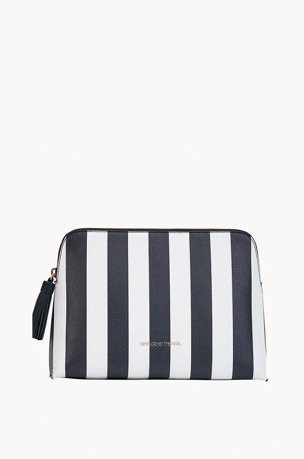 Stripe Large Vanity Bag