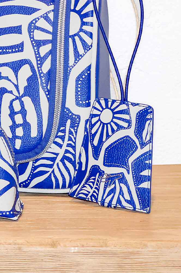 Blue Oasis Luggage Tag