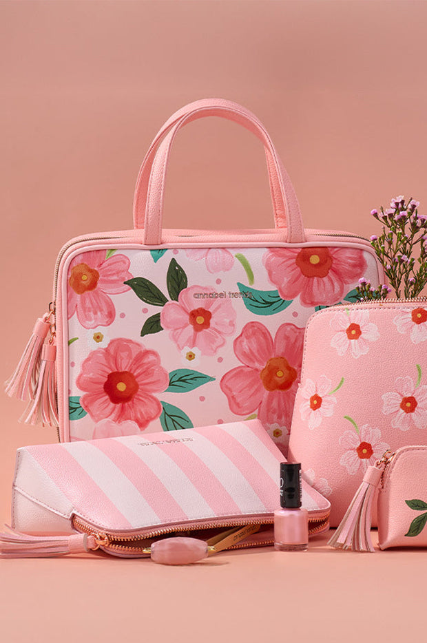 Meadow Blush Toiletries Bag