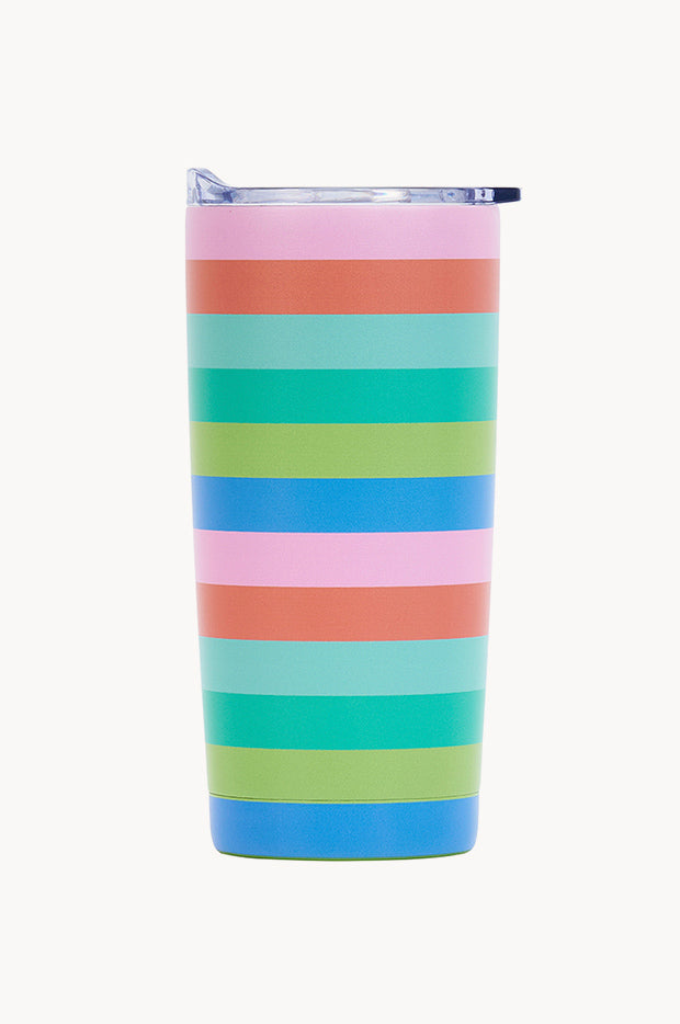 Bright Stripes Smoothie Tumbler