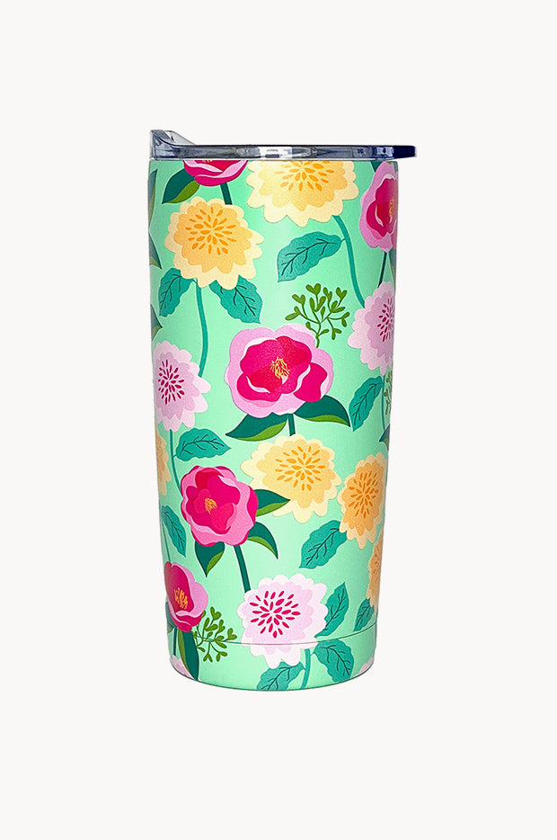 Camellias Mint Smoothie Tumbler