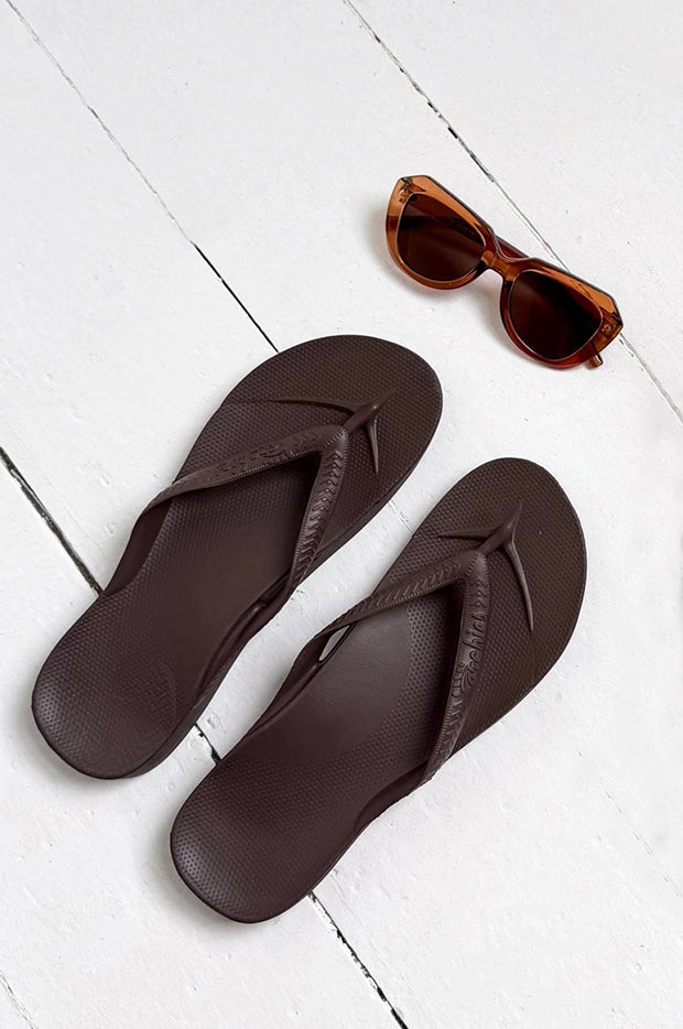 Plain Arch Support Thongs