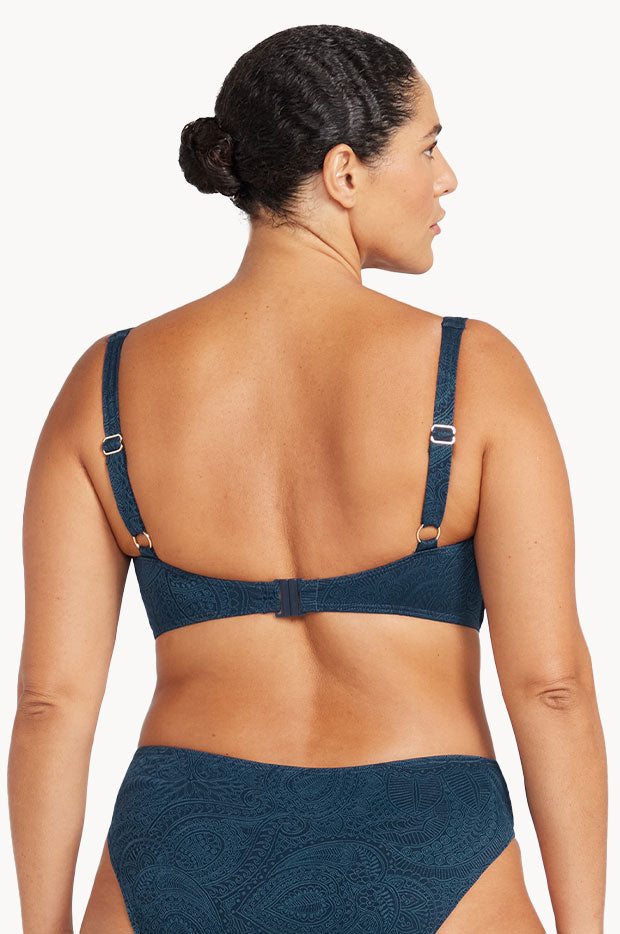 Artesands - La Traviata Delacroix Cross Front Bra - Navy