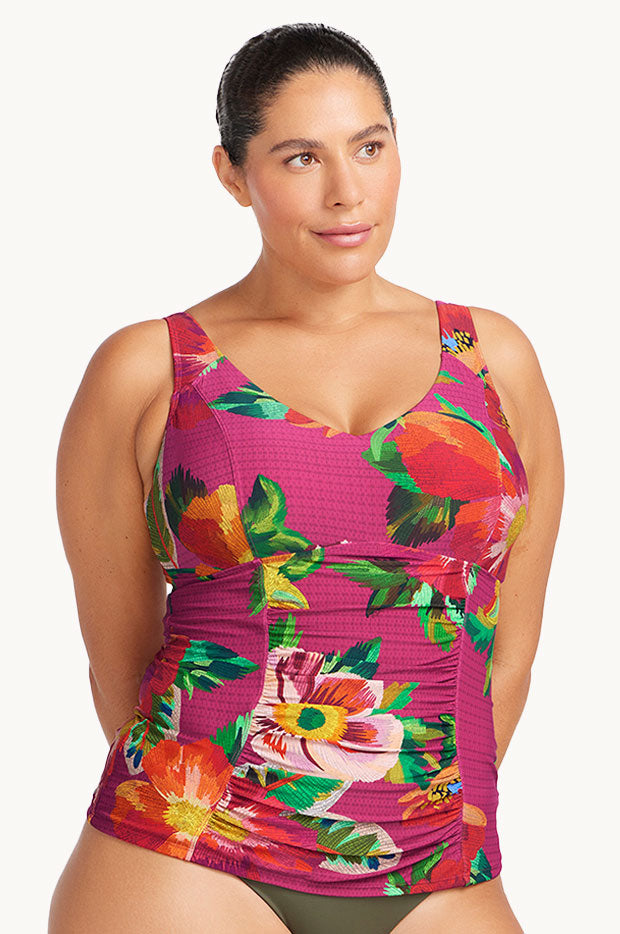 Zig Zag Raphael E/F Cup Tankini Separate