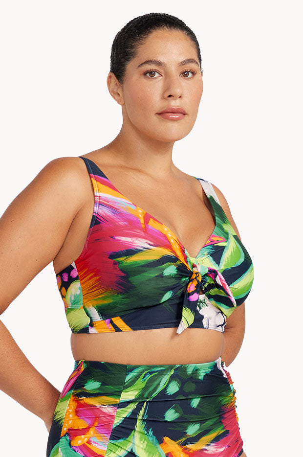 Artesands - Chelona Cezanne D/DD Cup Midriff Bra - Navy | Swimwear