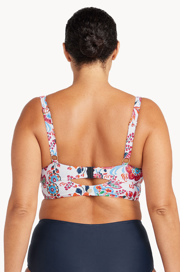 Artesands - Loquacious Cezanne D/DD Cup Midriff Bra - White