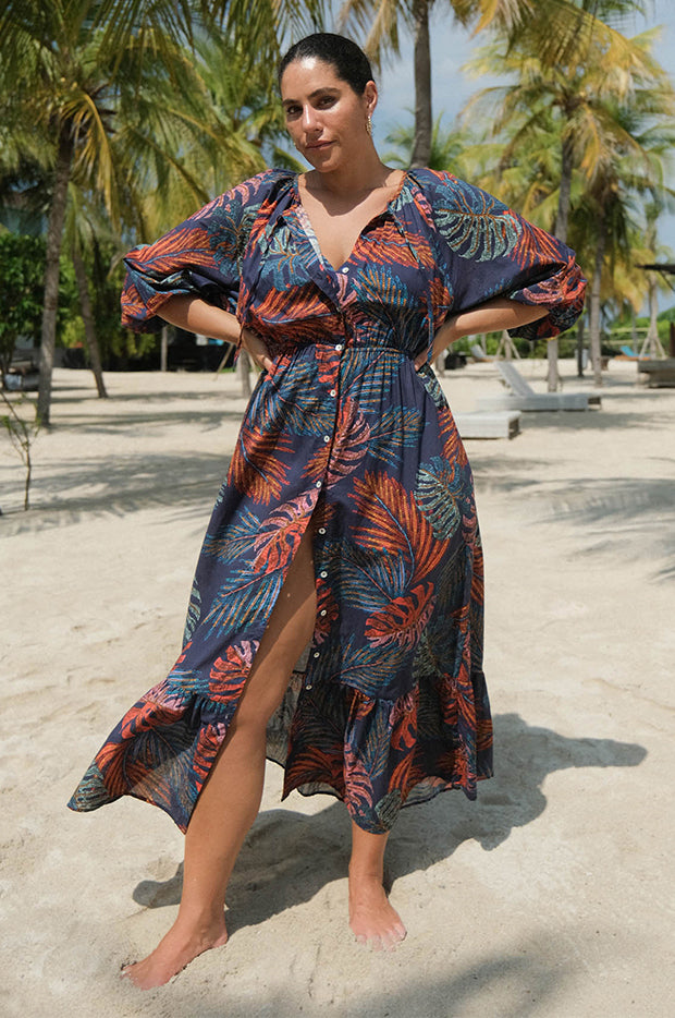 Artesands - Nu Ornare Elgar Maxi Dress - Navy | Swimwear Galore AU Artesands - Nu Ornare Elgar Maxi Dress - Navy | Swimwear Galore AU