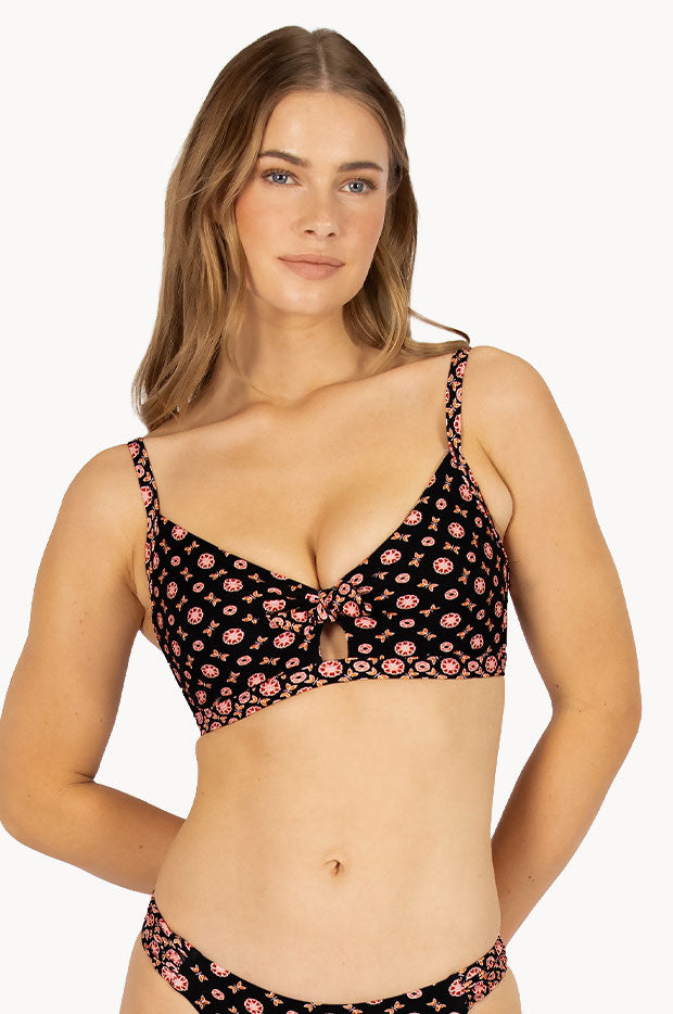 Kasbah D/E Cup Tie Front Bra