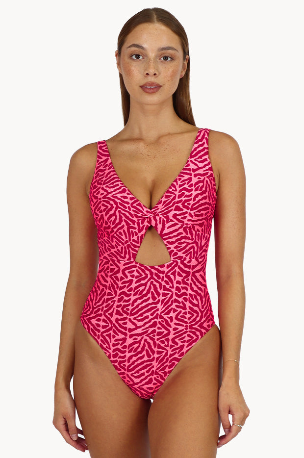 Coral swimsuit one piece online