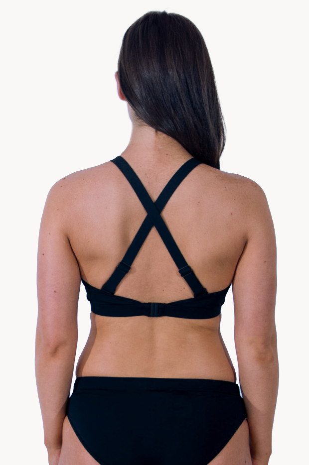 Sports High Neck Crop
