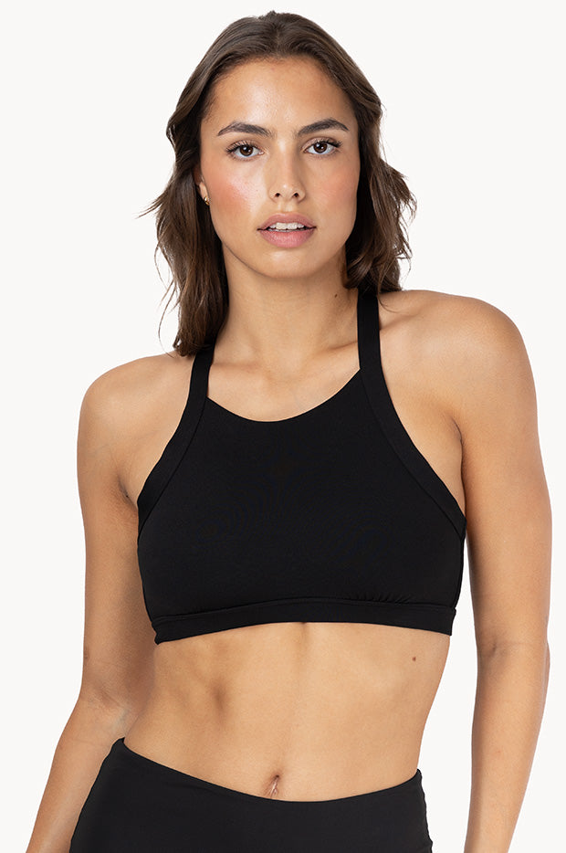 Sports F/G Cup High Neck Crop