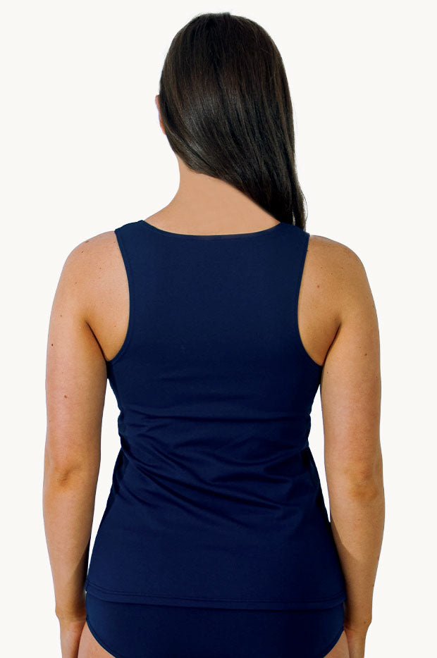 Sports Zip Through Tankini Separate