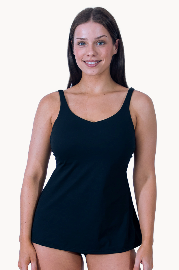 Sports F/G Cup V Neck Tankini Separate