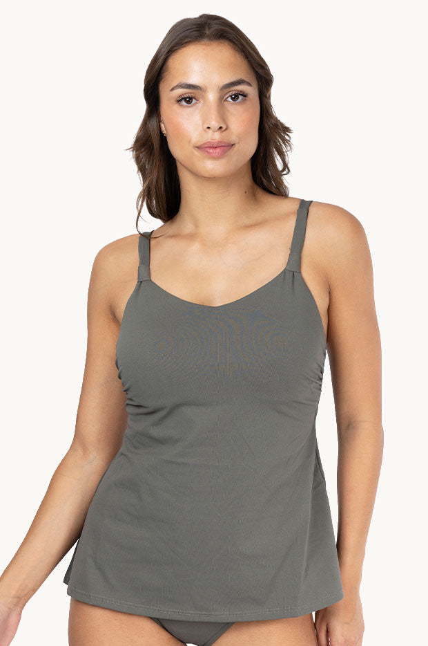 Sports F/G Cup V Neck Tankini Separate