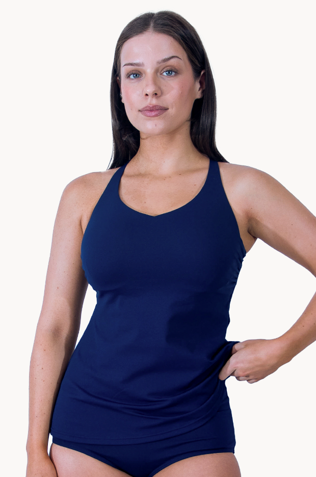 Sports F/G Cup V Neck Tankini Separate