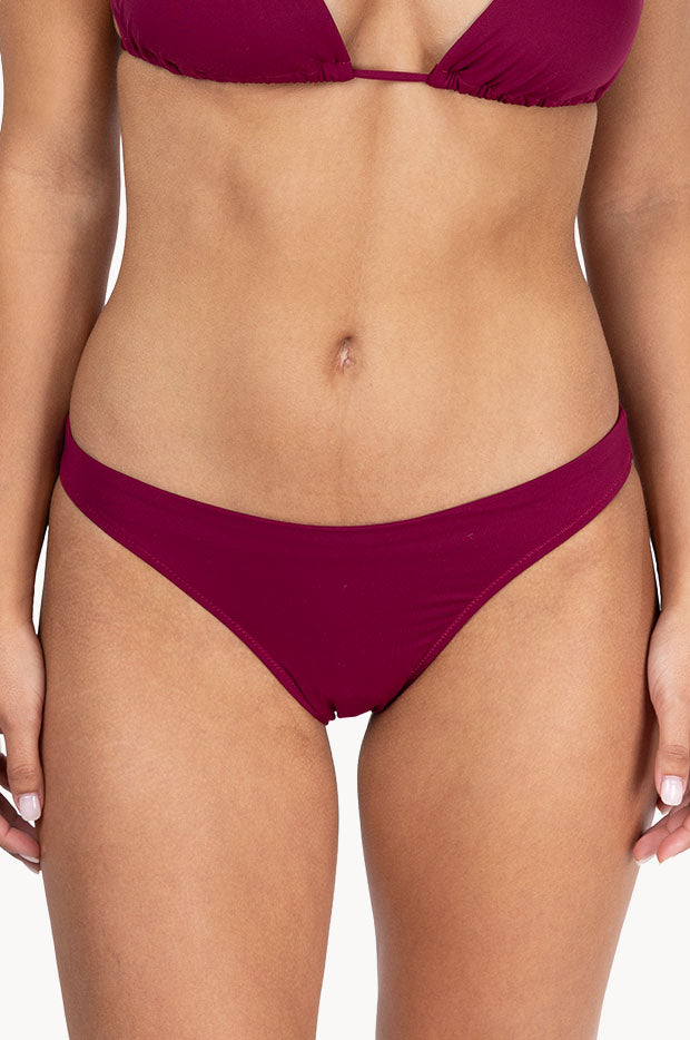 Plain Hipster High Leg Pant