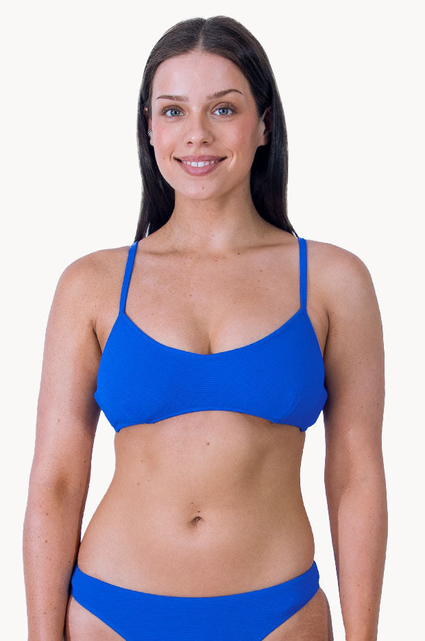 Textured Tie Back Bralette