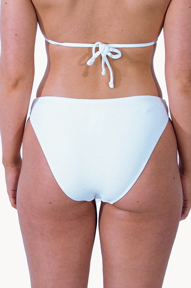 Textured Hipster High Leg Pant