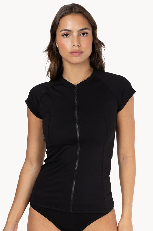 Plain Cap Sleeve Suntop