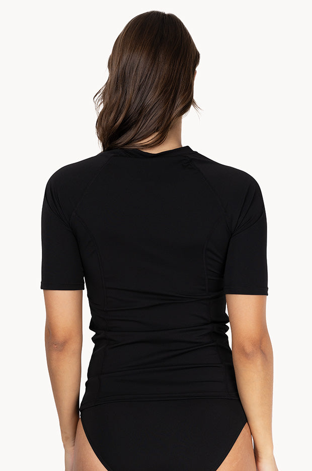 Plain Short Sleeve Suntop