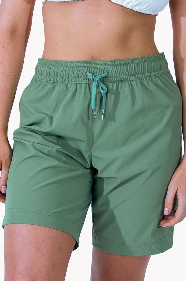 Plain Mid Boardshort