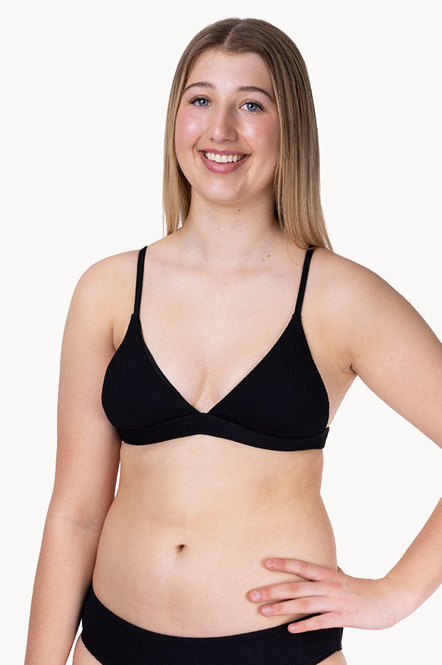 Girls Textured Fixed Tri