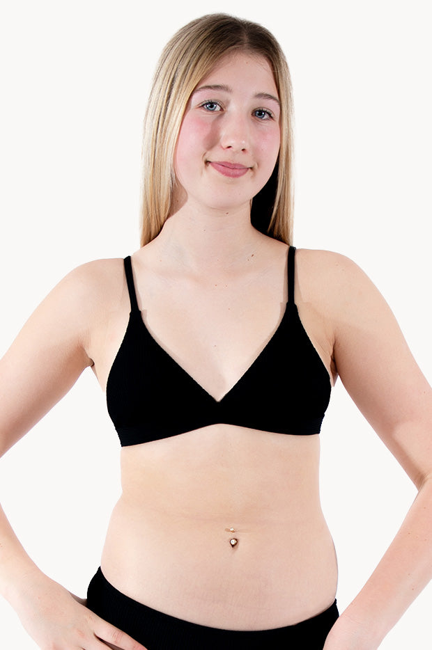 Girls Textured Fixed Tri