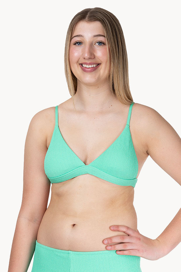 Girls Textured Fixed Tri