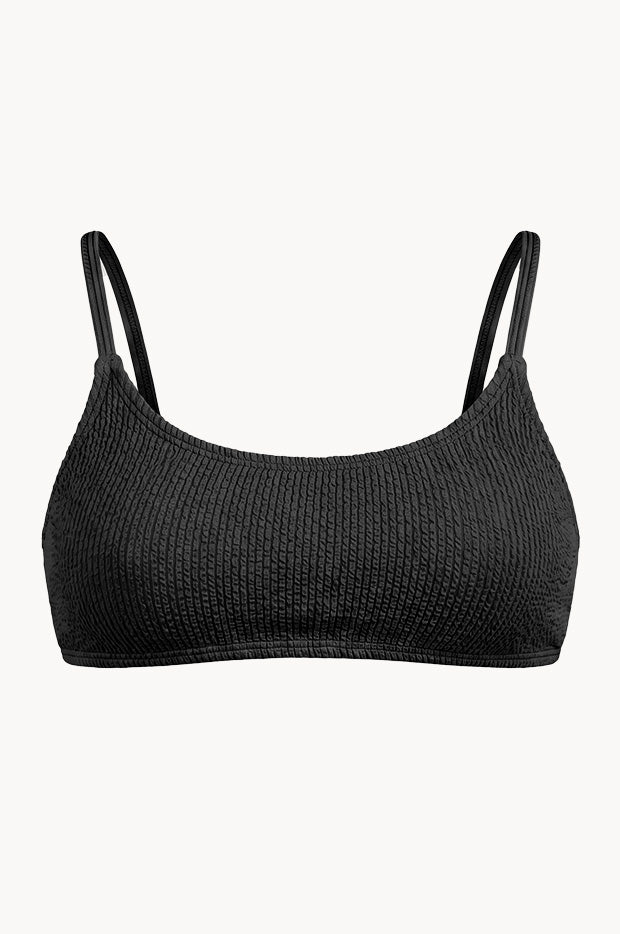Girls Textured Scoop Crop