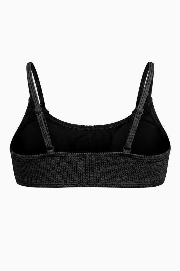 Girls Textured Scoop Crop