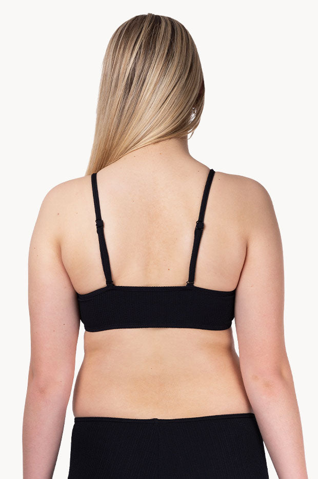 Girls Textured Scoop Crop