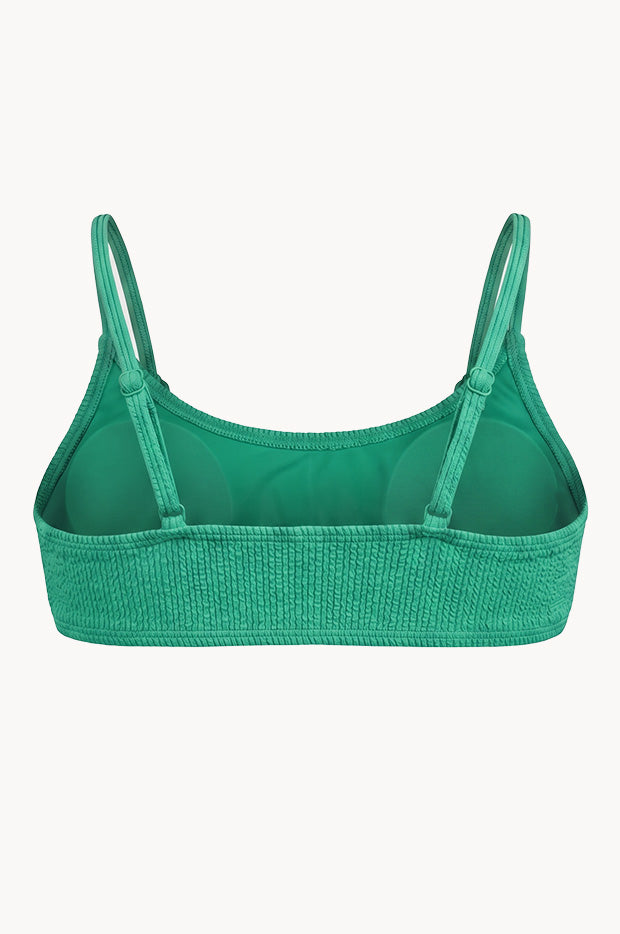 Girls Textured Scoop Crop