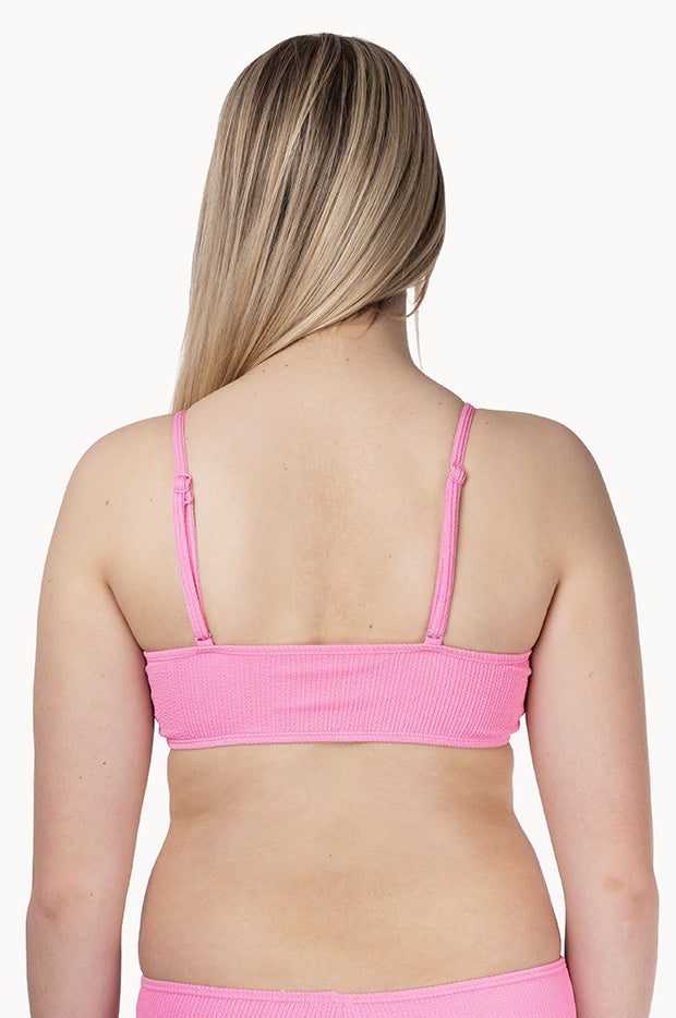Girls Textured Scoop Crop
