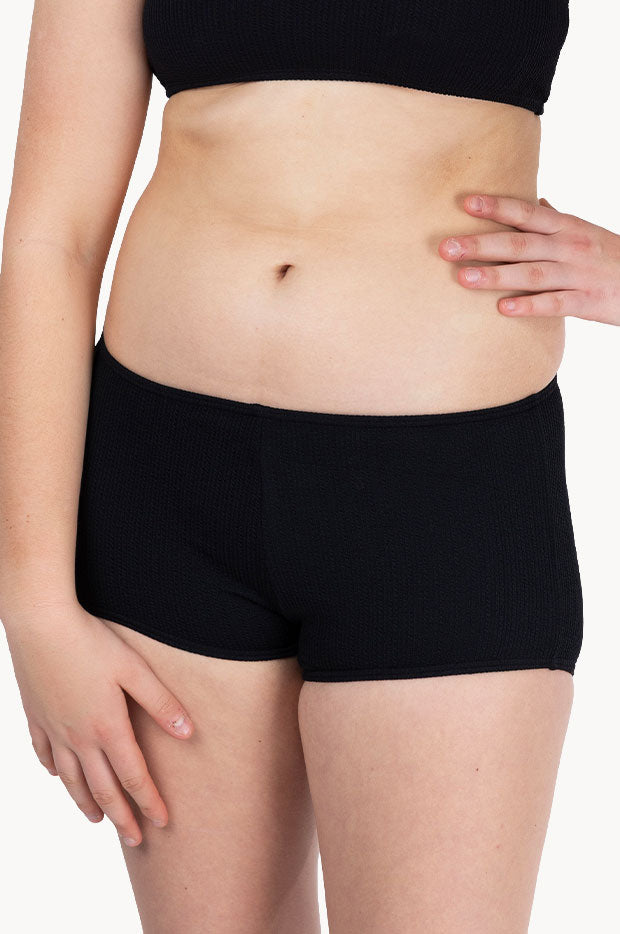 Girls Textured Boyleg