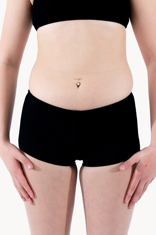 Girls Textured Boyleg